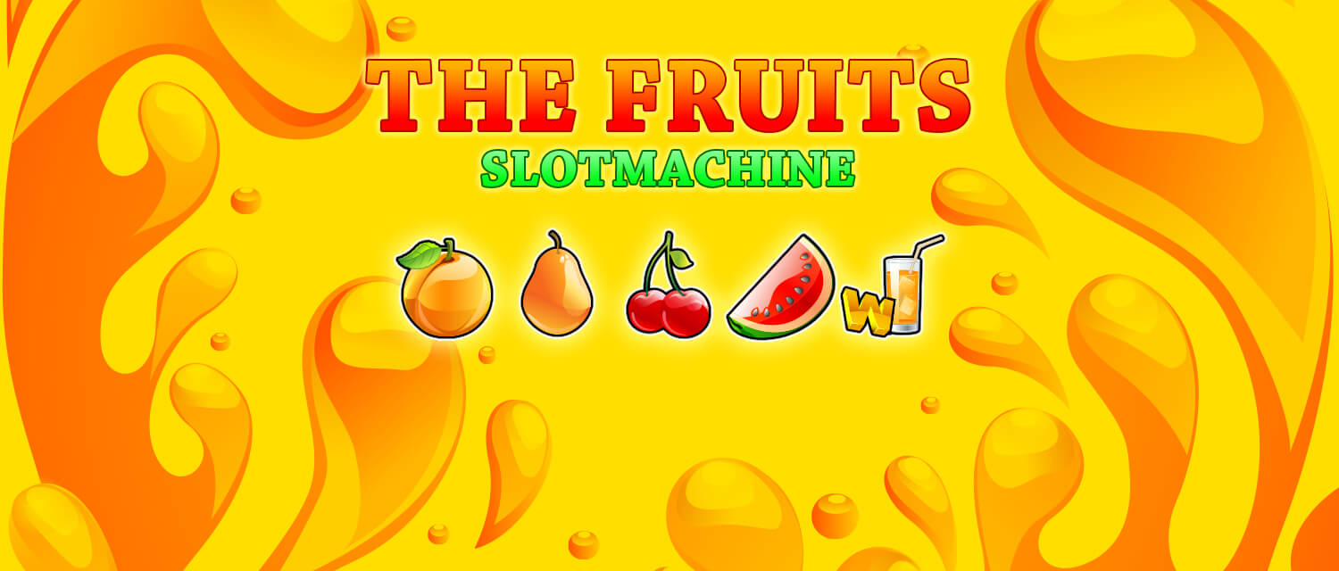 Bright fruit symbols in The Fruits Machine